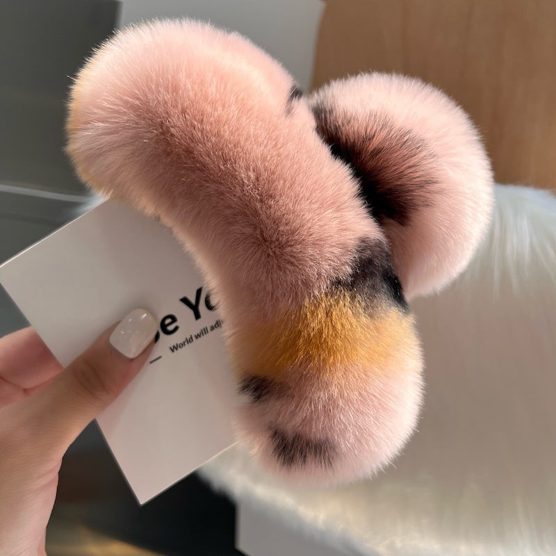 Korea Real Otter Hair Clip