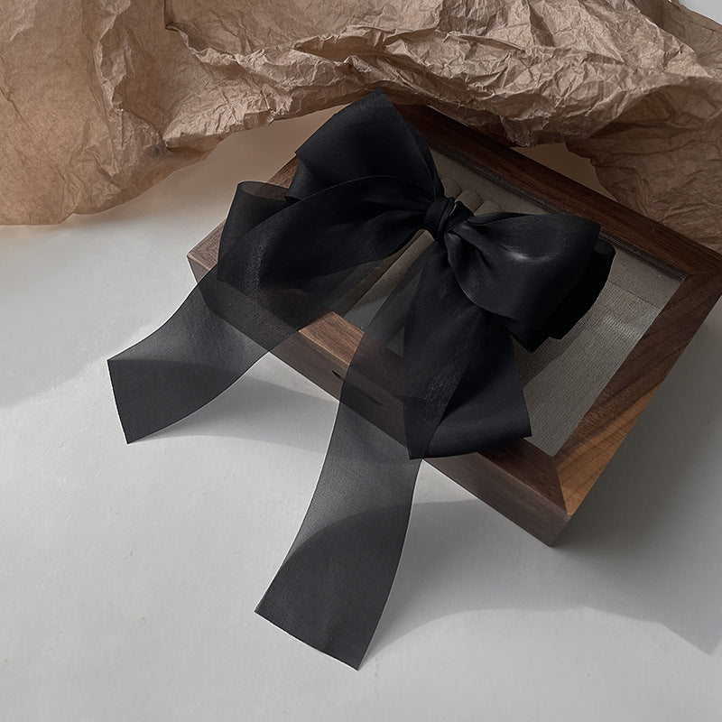 Veil Bowknot Hair Clip