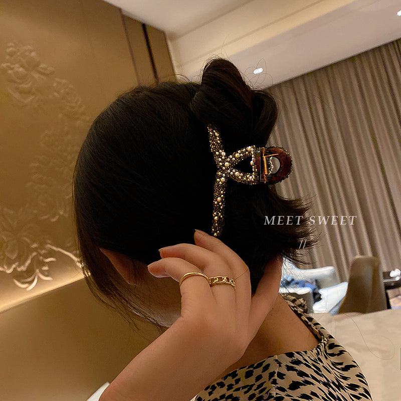 Korean Pearl Hair Clip