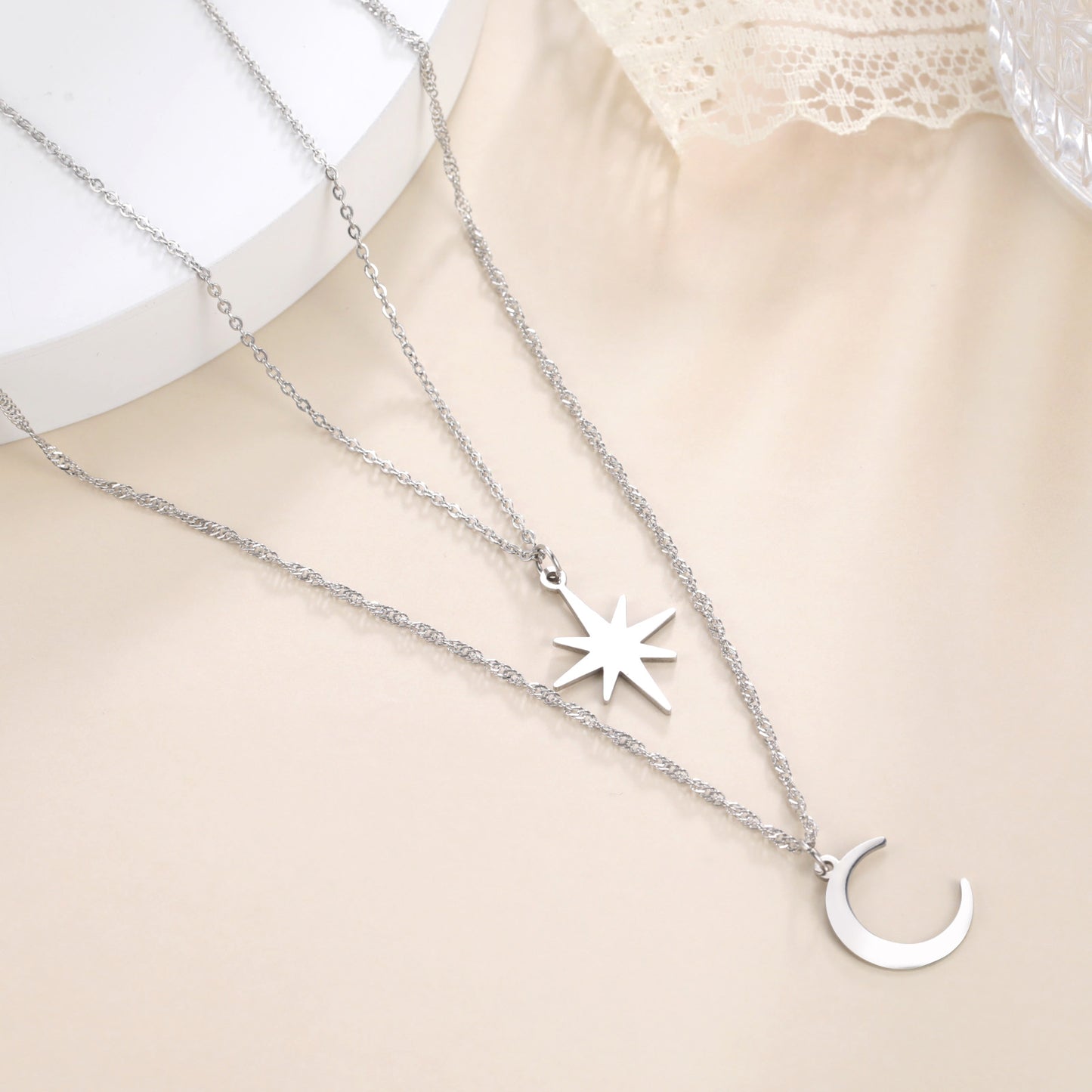 Korean Titanium Steel Minimalist Clavicle Chain