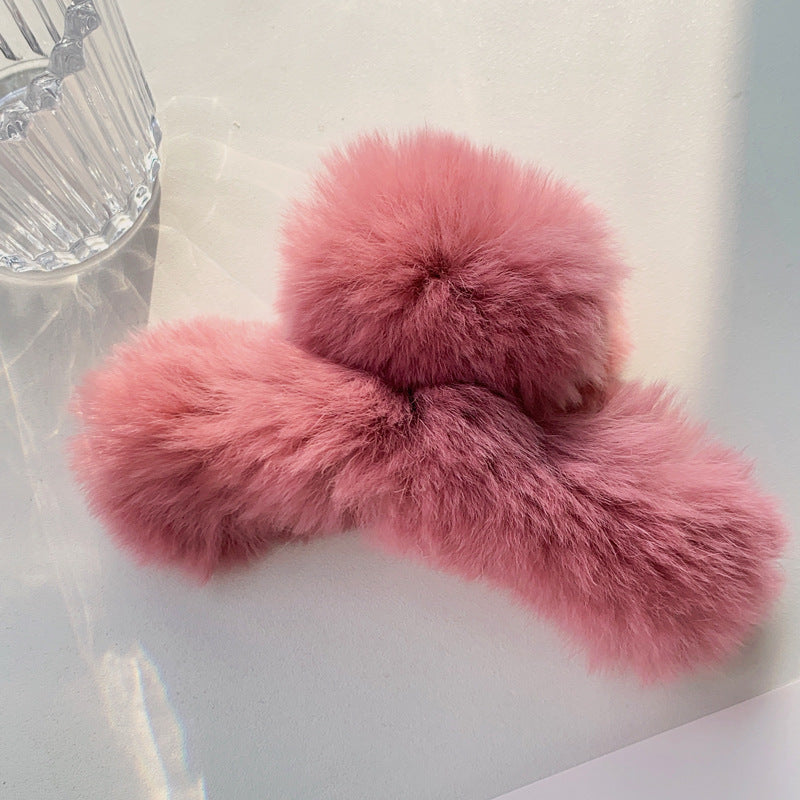 Korea Real Otter Hair Clip