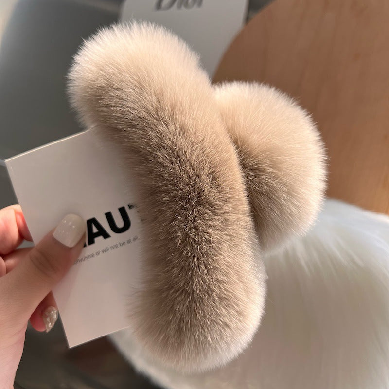 Korea Real Otter Hair Clip