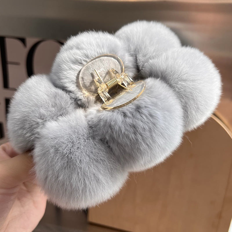 Korea Real Otter Hair Clip