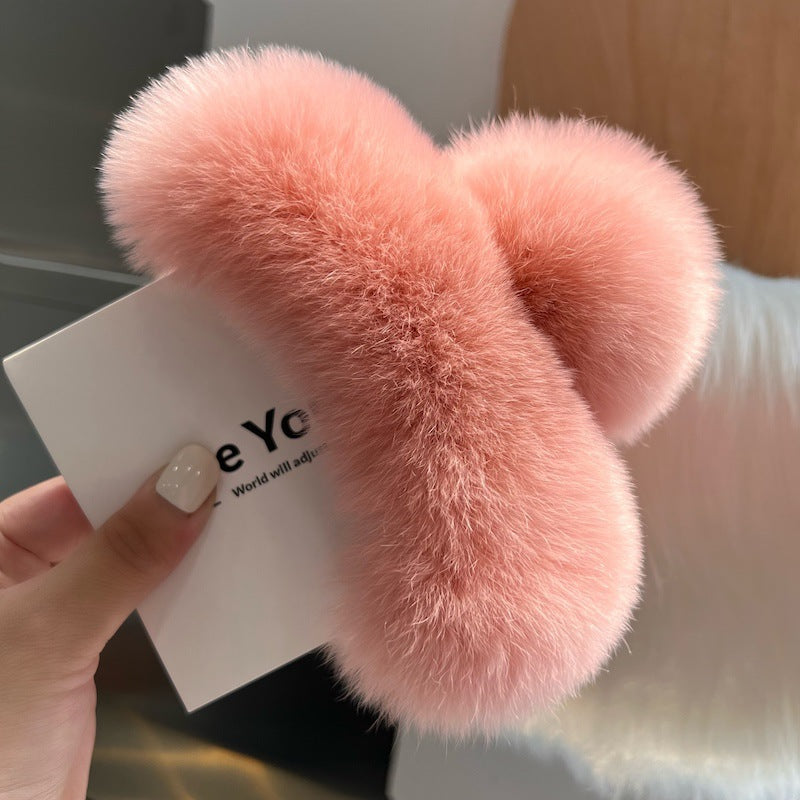 Korea Real Otter Hair Clip