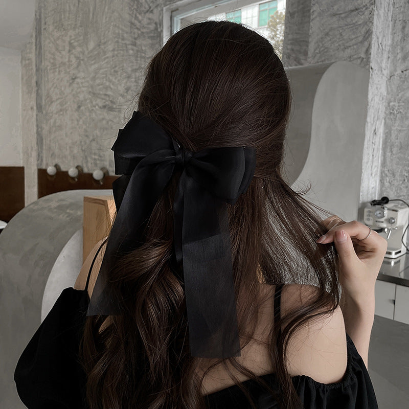 Veil Bowknot Hair Clip