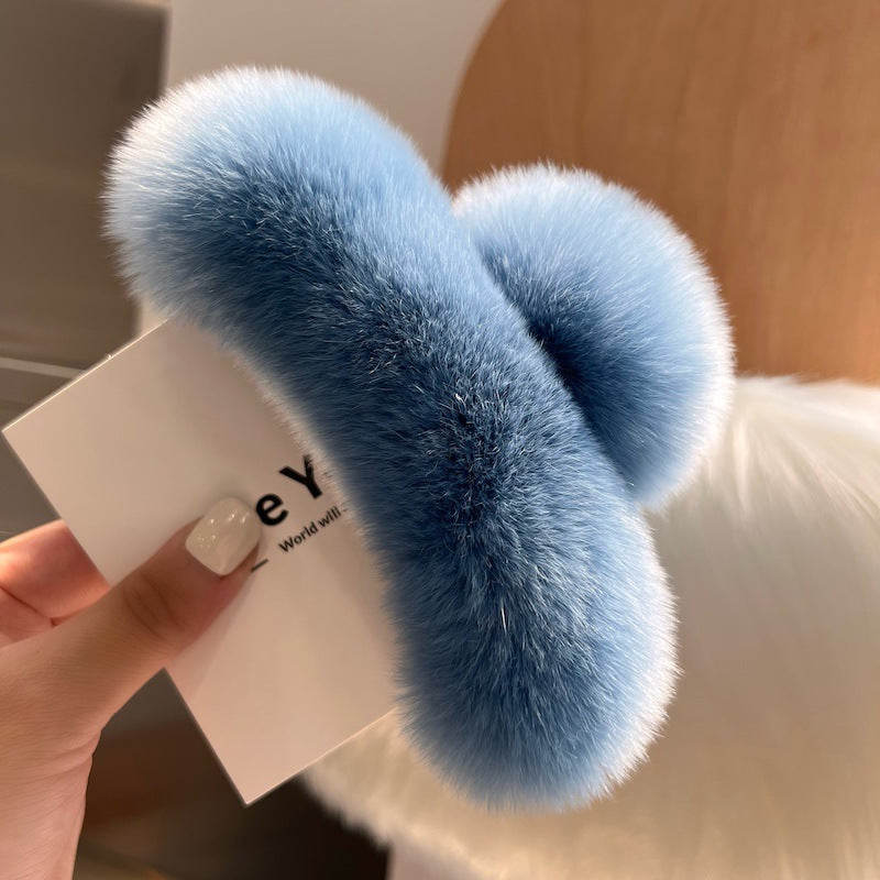 Korea Real Otter Hair Clip