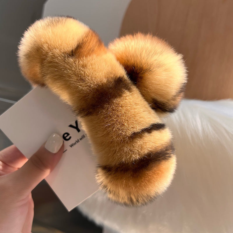 Korea Real Otter Hair Clip