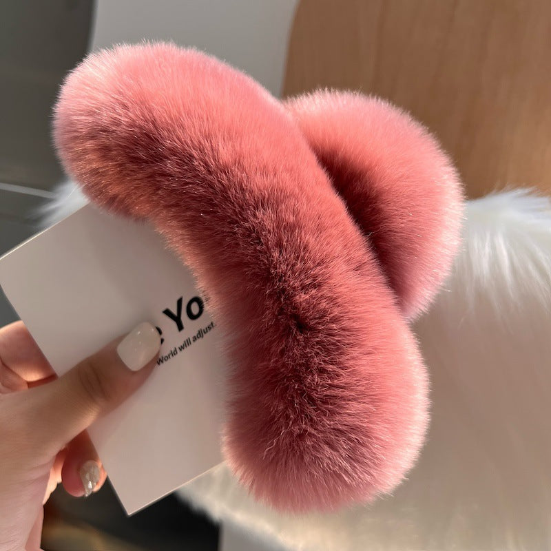 Korea Real Otter Hair Clip