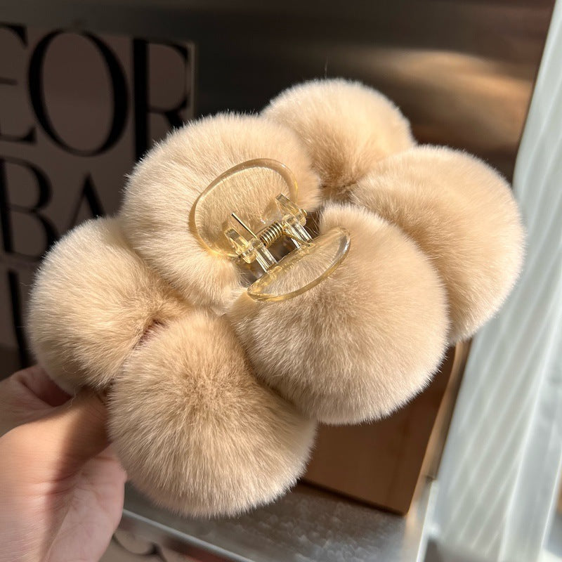 Korea Real Otter Hair Clip