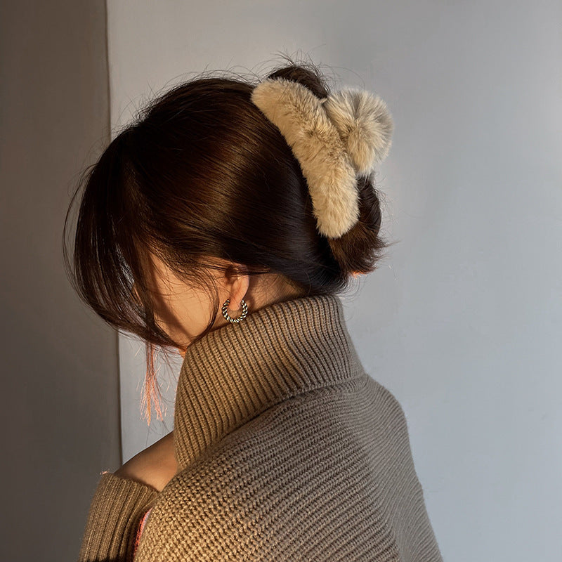 Korea Real Otter Hair Clip