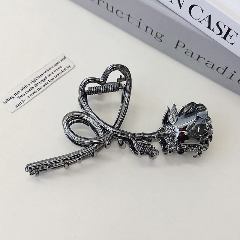 Rose Flower Hair Clip
