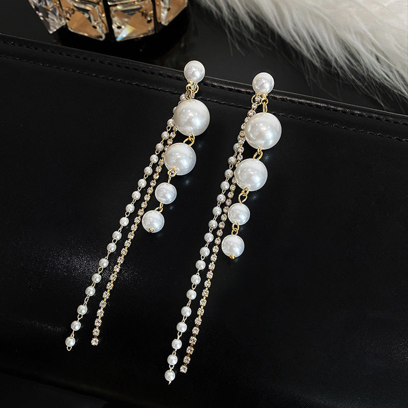 Korean Vintage Long Temperament Earrings Female
